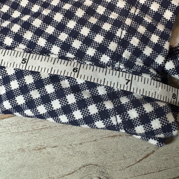 Old Navy Blue & White Gingham Bike Shorts 2X - Picture 6 of 9